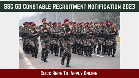 {Job} ssc gd constable recruitment 2023 online apply