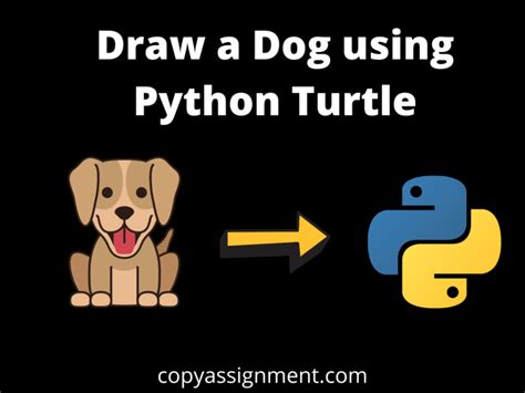 Draw A Dog Using Python Turtle - CopyAssignment