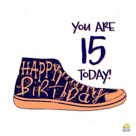 Happy 15th Birthday Wishes for Boys and Girls