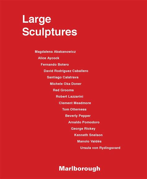 Large Sculptures by Marlborough Gallery - Issuu