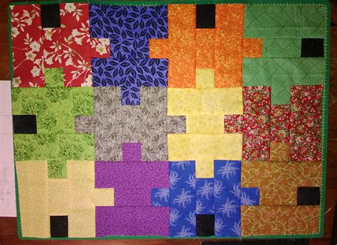 Jigsaw Puzzle Quilt Pattern PDF File - Maine Quilt Company