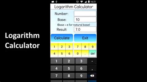 Logarithm Calculator - YouTube