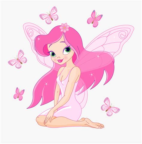 Tooth Fairy Clip Art - Pink Fairy , Free Transparent Clipart - ClipartKey