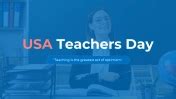 USA Teachers Day PowerPoint and Google Slides Templates