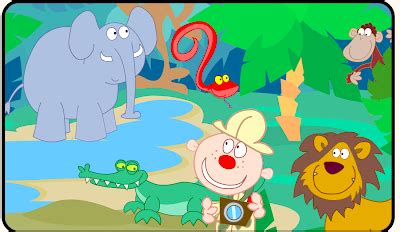 English for kids: MR. TUMBLE IN THE JUNGLE