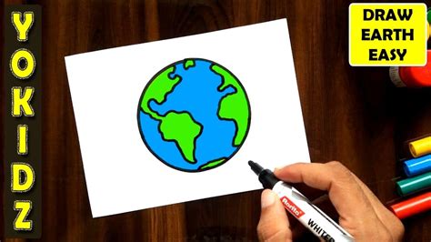 HOW TO DRAW EARTH EASY - Blog Thủ Thuật