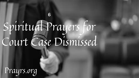 prayer for court dismissal - CHURCHGISTS.COM