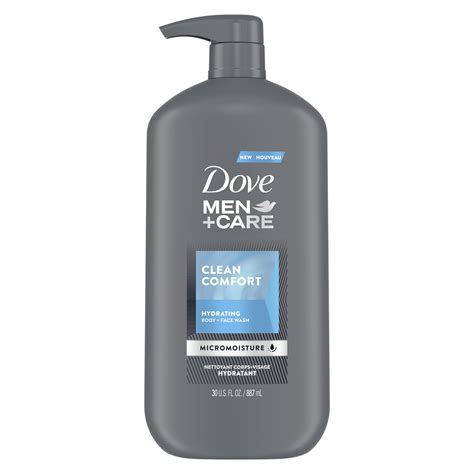 Dove Men+Care Body and Face Wash Clean Comfort, 30 OZ - Walmart.com