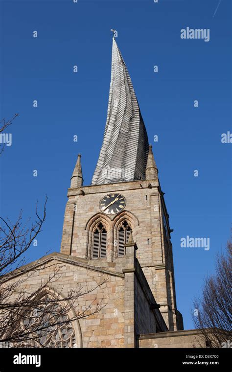 Chesterfield cathedral, Derbyshire, England Stock Photo - Alamy