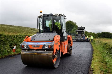 Major road resurfacing projects are underway