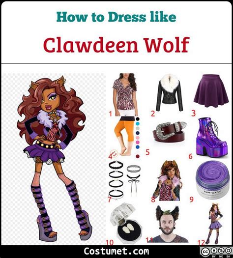 Clawdeen Wolf (Monster High) Costume for Cosplay & Halloween 2023 ...