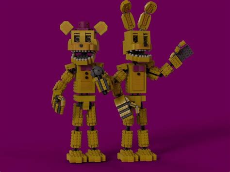 All of my Fnaf LEGO models I have made. : r/fivenightsatfreddys