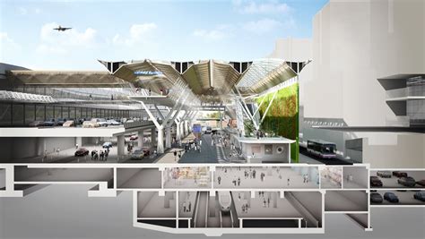 New Vision for Frankfurt Airport’s Terminal 1 Forecourt / Grimshaw ...