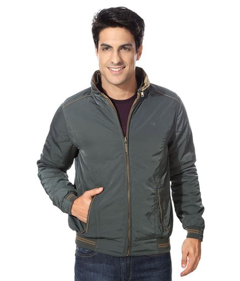 Allen Solly Green Reversible Polyester Casual Jacket - Buy Allen Solly ...