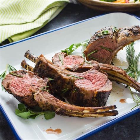 Grilled Herb Crusted Rack of Lamb | Recipe | Rack of lamb chops recipe, Grilled dinner, Lamb ...