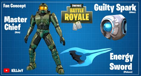 [SKIN CONCEPT] - Master Chief! w/Energy Swords & Monitor Gliders! (Halo ...