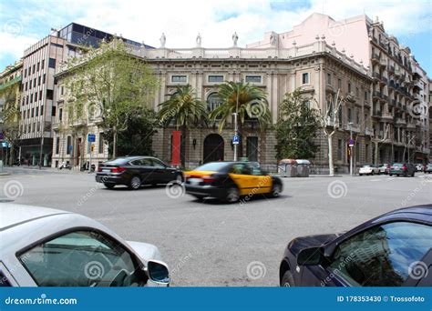 City center of Barcelona stock photo. Image of stone - 178353430