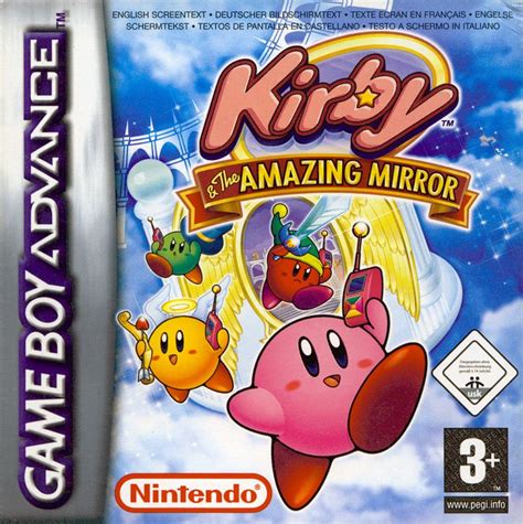 Kirby & The Amazing Mirror (2004) Game Boy Advance box cover art ...