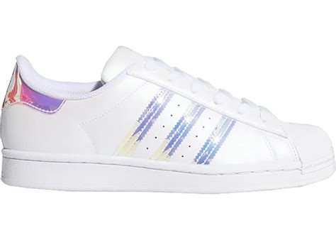 adidas Superstar White Iridescent (Women's) - FY1264 - US