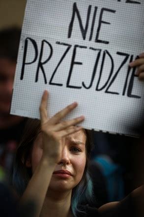 Counter Demonstrator Seen While Surrounded By Editorial Stock Photo - Stock Image | Shutterstock