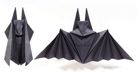 Origami Halloween Bat - Paper Folding / Papier Falten / 종이접기 - Paper ...