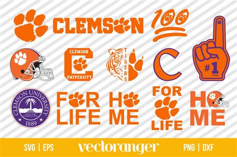 Clemson Tigers Logo SVG Bundle | Vectoranger