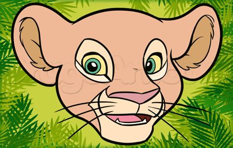 How To Draw Nala From The Lion King, Easy Tutorial, 8 Steps - Toons Mag