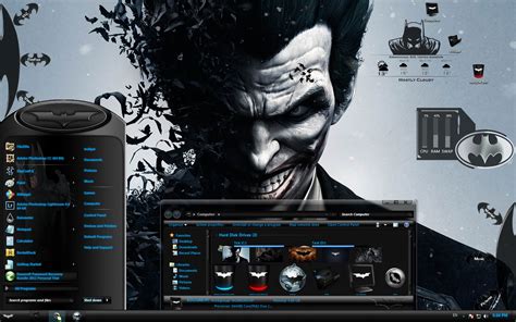 🔥 Free Download Batman Custom Theme For Windows And Rainmeter Skin by @earmstrong | WallpaperSafari