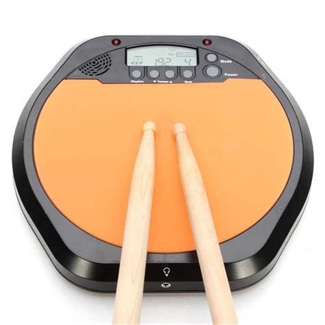 LCD Digital Drum pad Practice Exercise Drummer Training Pad Electric ...