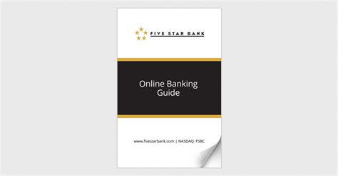 Five Star Bank Online Banking Guide