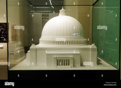 A replica of Albert Speer's model of the gigantic Volkshalle, part of the proposed redevelopment ...