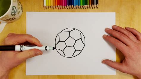 ⚽️ How to Draw a Soccer Ball / Football | Easy, Easy Drawing for Kids