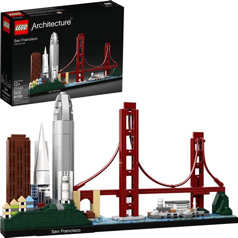 Buy LEGO Architecture Skyline Collection 21043 San Francisco Building Kit Includes Alcatraz ...