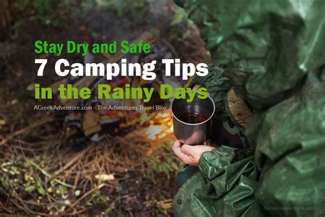 Stay Dry and Safe with These 7 Camping Tips in the Rainy Days ...