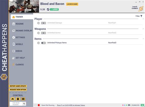 Blood And Bacon Trainer +3 v11.26.2017 (Cheat Happens) - GAME TRAINER download pc cheat codes