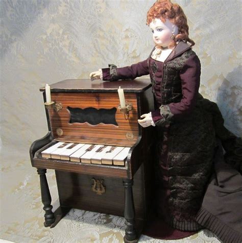 Antique Miniature Piano - 19th Century - For Doll Display | Miniature piano, Piano, Doll display