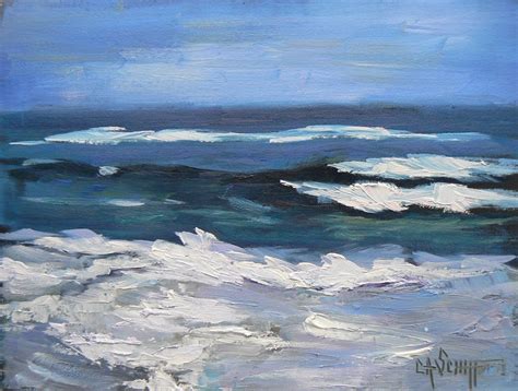 CAROL SCHIFF DAILY PAINTING STUDIO: Daily Painting | Small Oil Painting | Small Seascape ...