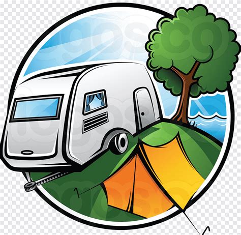 Caravan Campervans, cartoon, vehicle png | PNGEgg