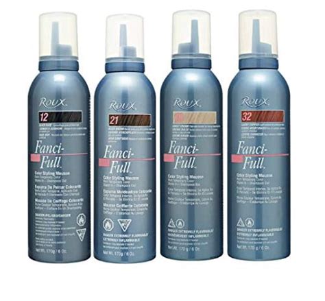 Roux FANCI-FULL Instant Color Mousse, Haircolor Foam with No Ammonia, No Peroxide, No Damage (w ...