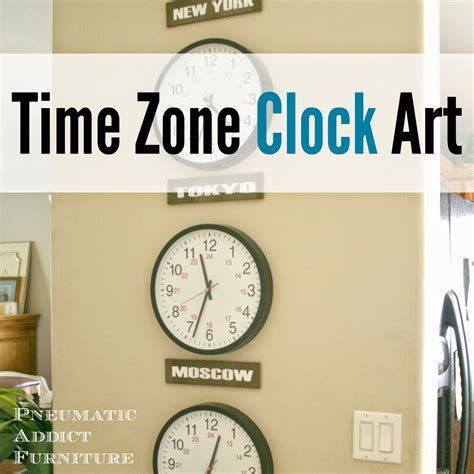 What Time Is It In Moscow?: Time Zone Clock Art | Pneumatic Addict