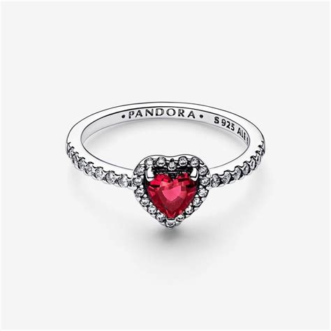 Pandora Elevated Red Heart Ring in 2024 | Pandora bracelet charms ideas ...