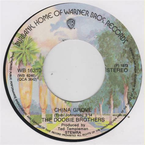 The Doobie Brothers - China Grove (7"si NL 1973) - Het Plaathuis