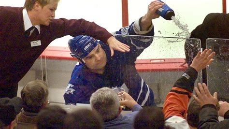 On this day in 2001… Toronto Maple Leafs forward Tie Domi fights a ...