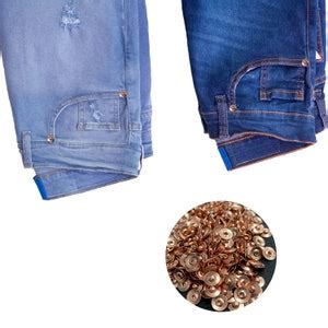 Denim Rivets Hat Rivets Studs Buttons, 7mm Rivets for Jeans Decorative, Fixing Leathercraft Arts ...