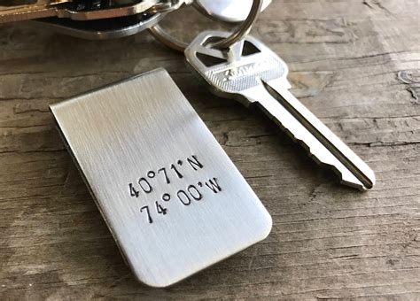 Personalized Money Clip Custom Initials Moneyclip One Inch Wide Money Clip Personalized ...