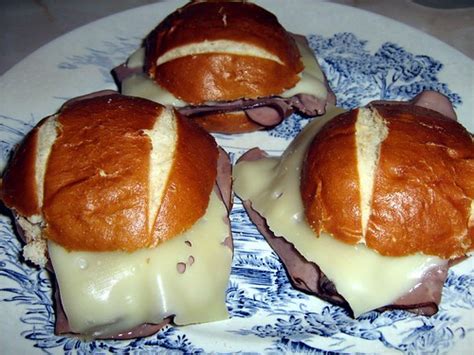 Roast beef sliders on pretzel buns | After finding pretzel b… | Flickr