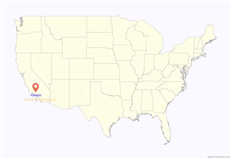 Map of Castaic CDP