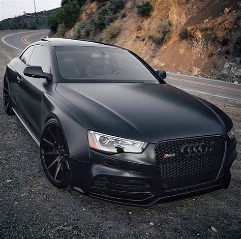 Matte Black Audi RS5 😍 Looks good blacked out. | Audi rs5, Audi, Kfz folierung