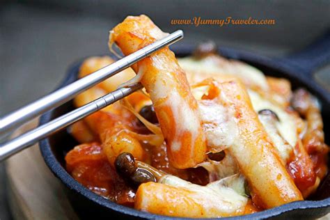 The Yummy Traveler: Recipe : Baked Cheese Tteokbokki ( Korean Spicy ...