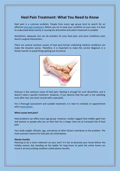 PPT - Heel Pain Treatment What You Need to Know PowerPoint Presentation ...